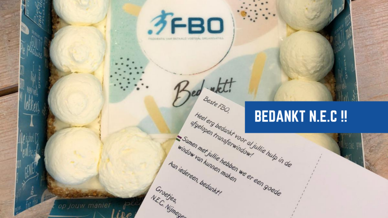 Taart van NEC Nijmegen